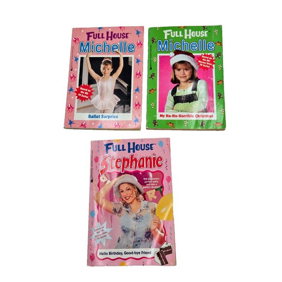 Full House Books Mary Kate And Ashley Olson Michelle Stephanie Lot Of 3 Read - Picture 1 of 16